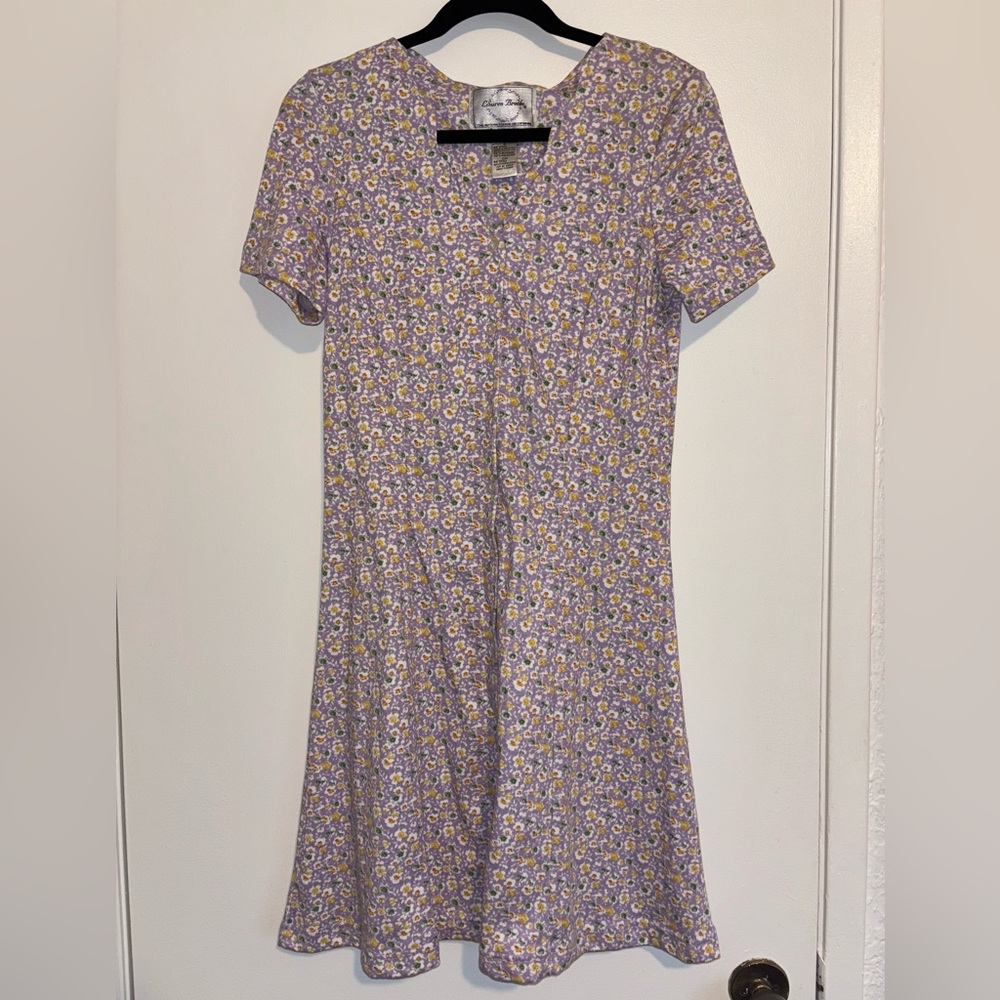 Vintage Floral Short Sleeve dress